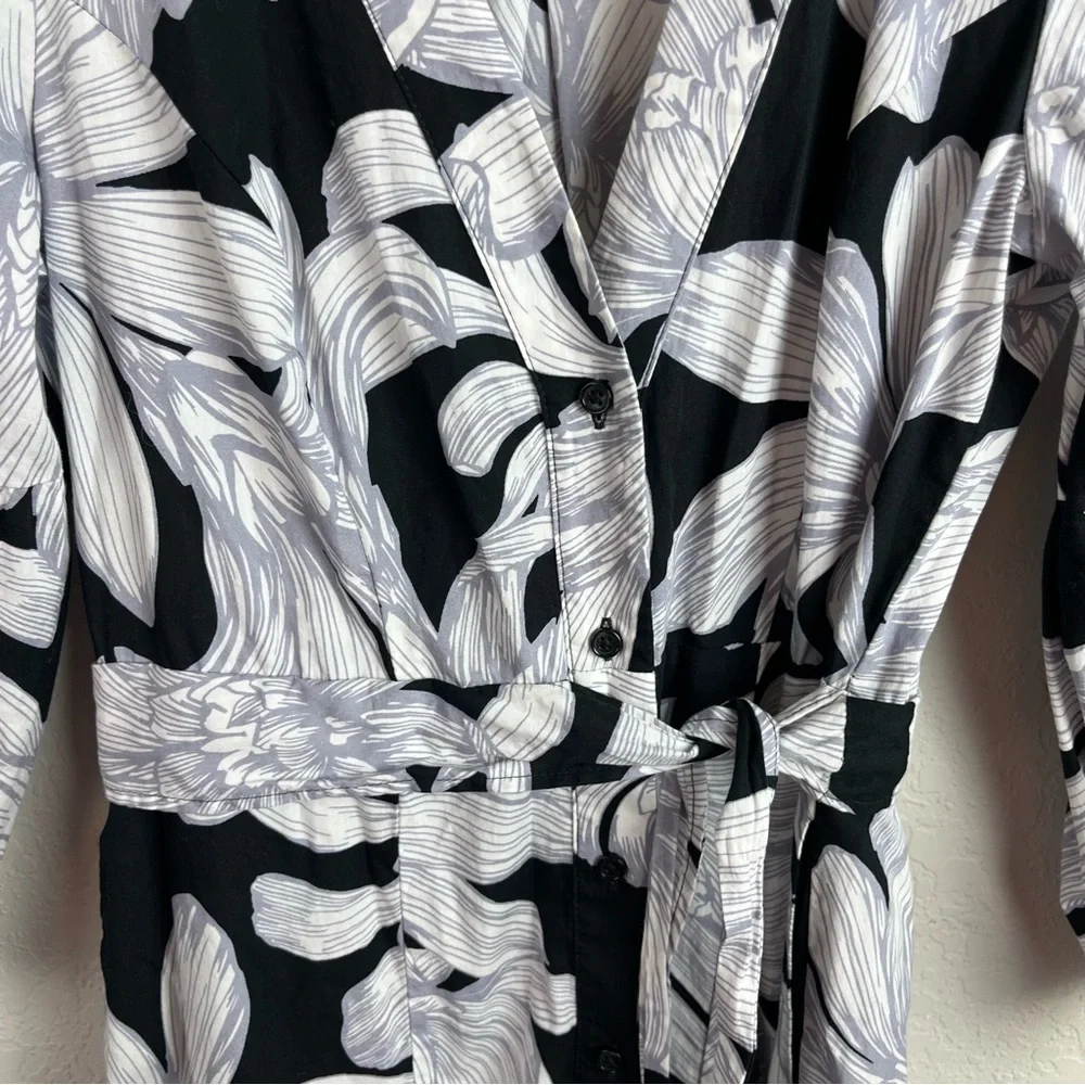 MAEVE Anthropologie Puff Sleeve Midi Dress Floral - Picture 10 of 14